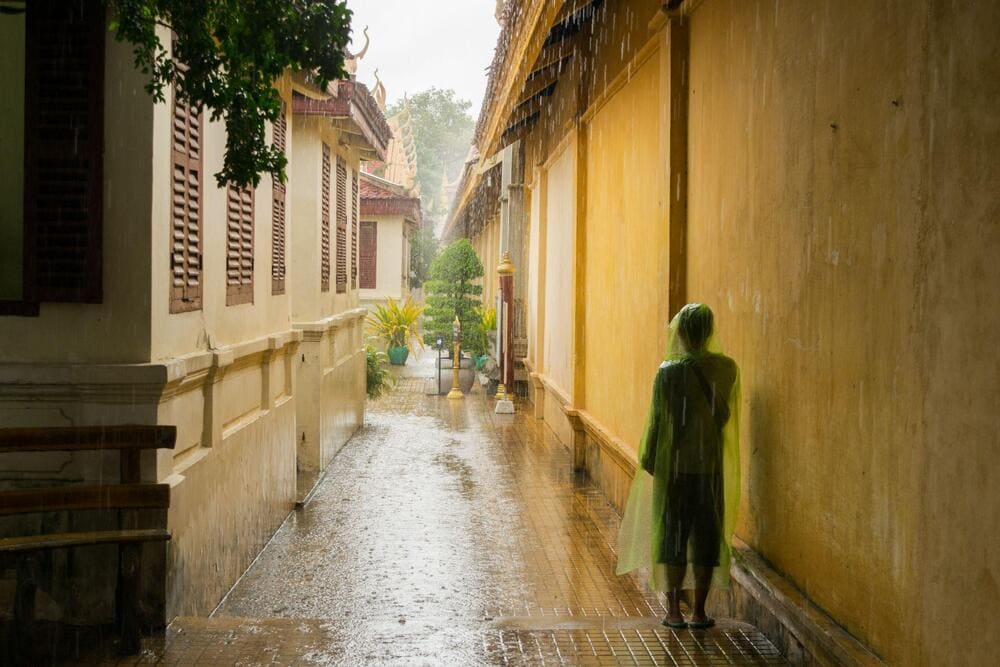 Hanoi on rainy days possesses a quiet, peaceful beauty